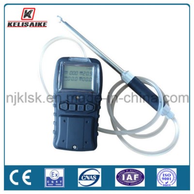 Battery Operated Portable 5 Gas Analyzer Co O2 H2s Lel Nh3 No2 So2 Monitoring